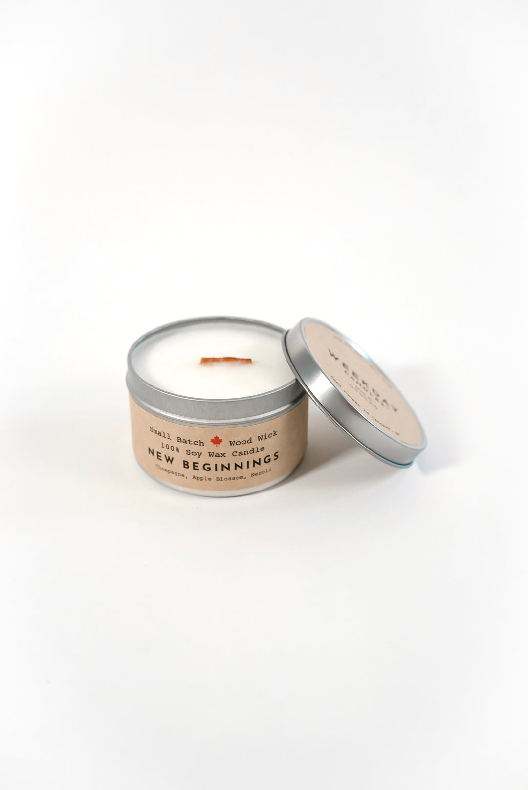 Winter Light: Soy Crackling Wick Eco-Candles (Assorted)