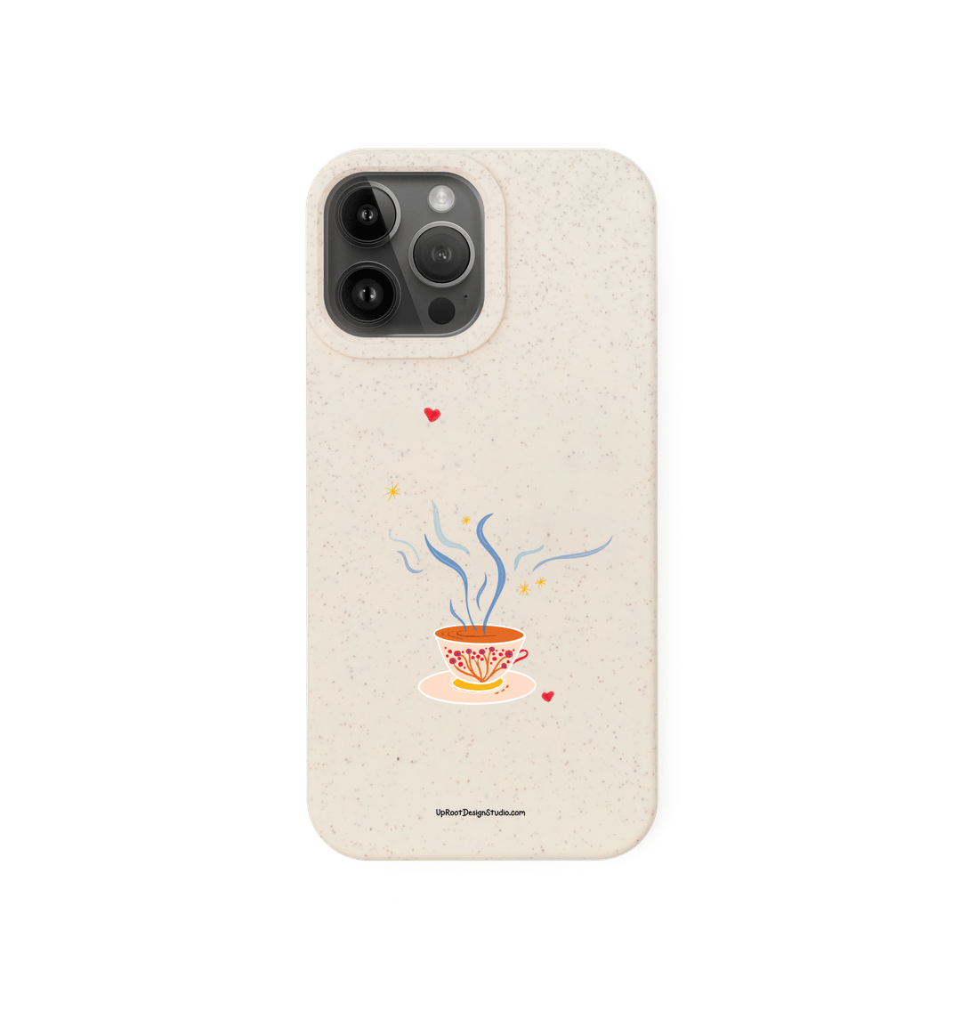 Natural Tea Time Eco-Friendly Phone Case (Oatmeal)