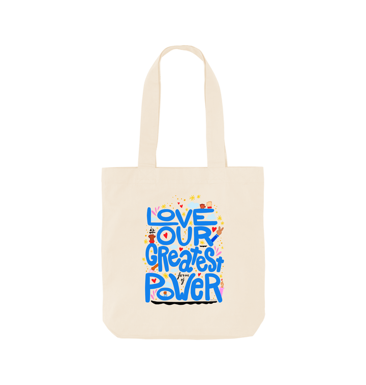 Natural Printed Bag Front