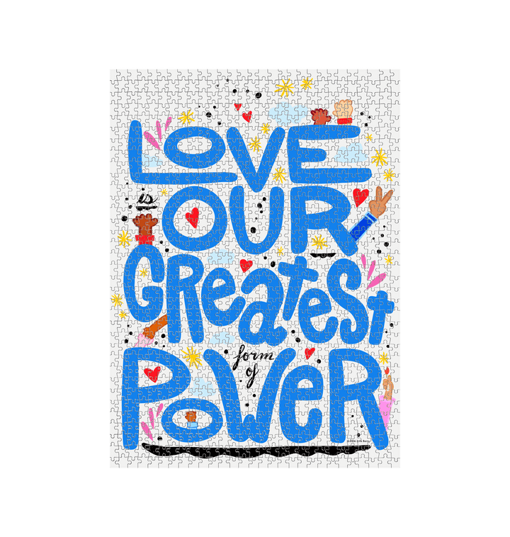 White Jigsaw Puzzles Front