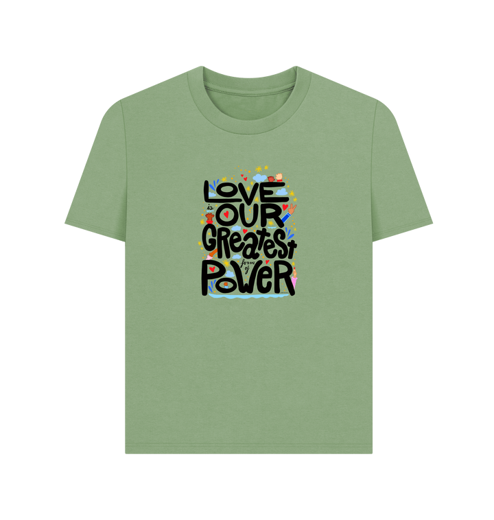 Sage Printed T-shirt Front