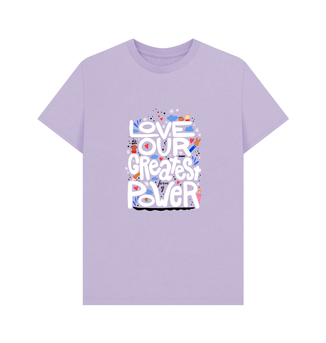 Lilac Printed T-shirt Front