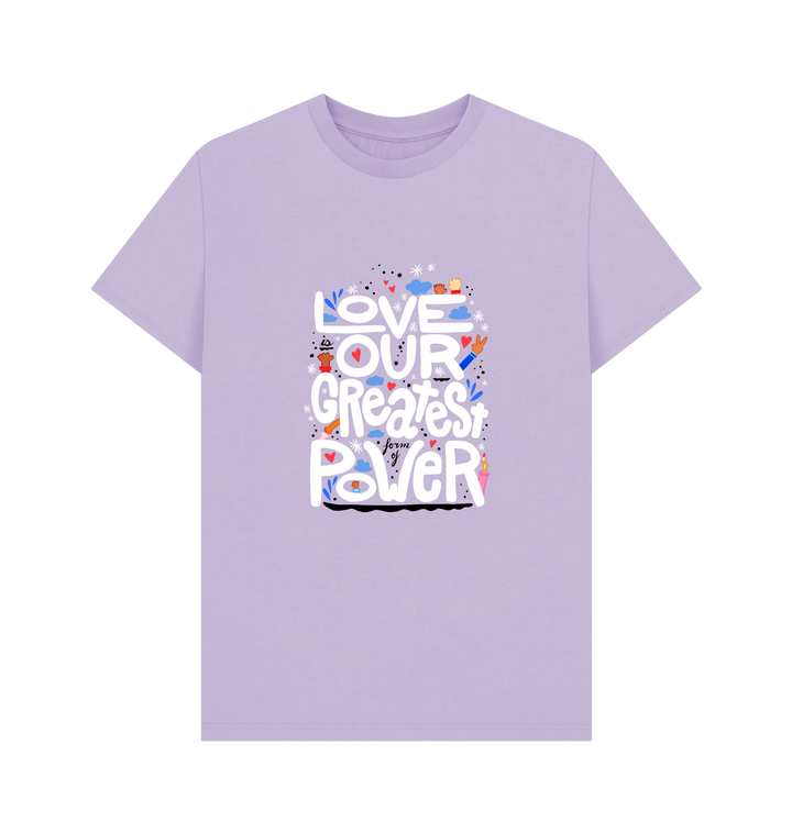 Lilac Printed T-shirt Front