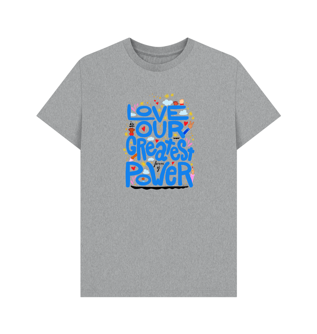 Athletic Grey Printed T-shirt Front