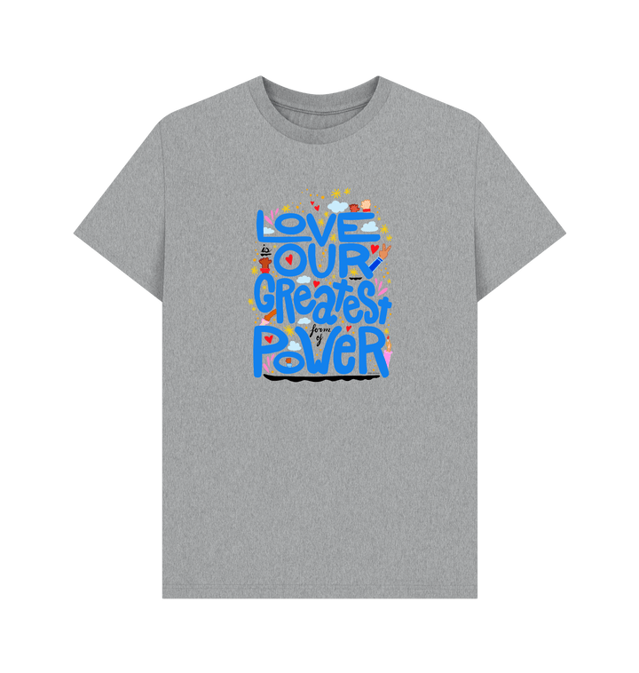 Athletic Grey Printed T-shirt Front