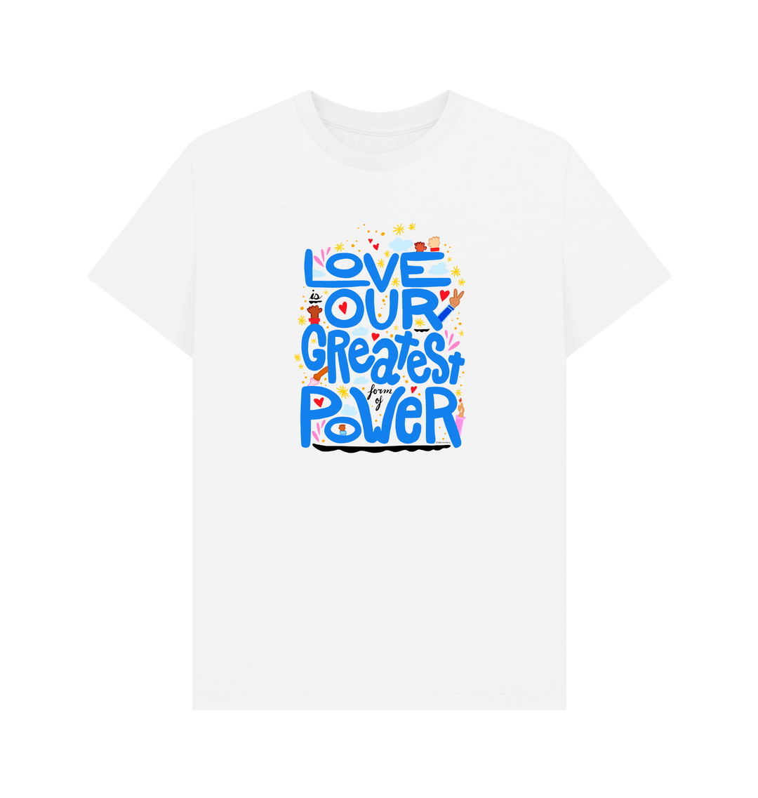 White Printed T-shirt Front