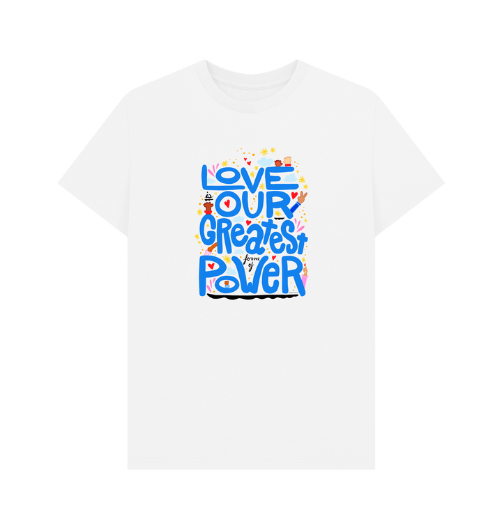 White Printed T-shirt Front