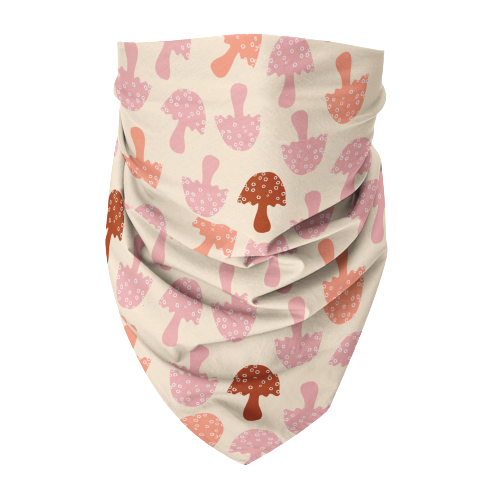 100% Organic Cotton Hand-Sewn Pet Bandana with Adorable Hand-drawn Pattern (Assorted)