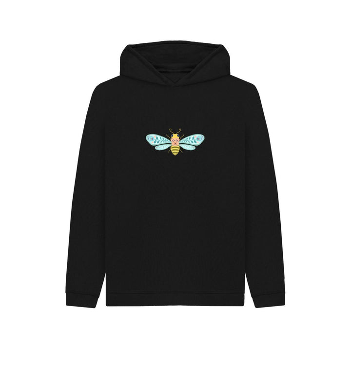 Black Cozy Bee Pullover Hoodie Sweatshirt Assorted Colors (Kids)