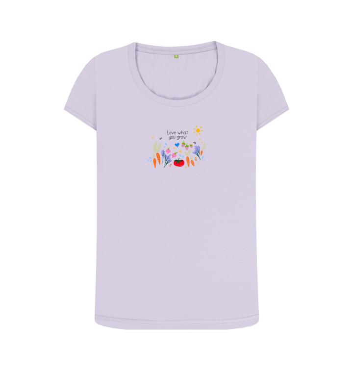 Violet Printed T-shirt Front