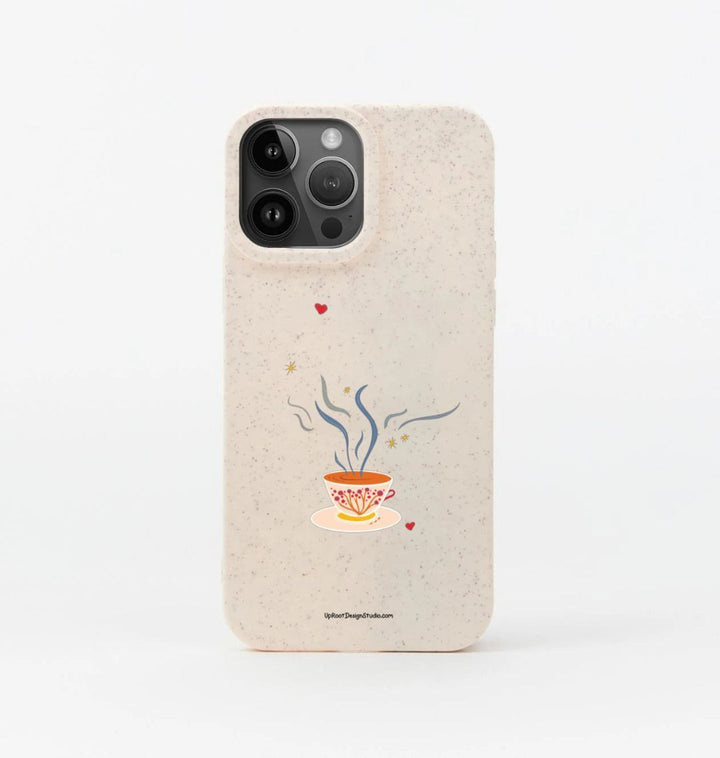 Tea Time Eco-Friendly Phone Case (Oatmeal)