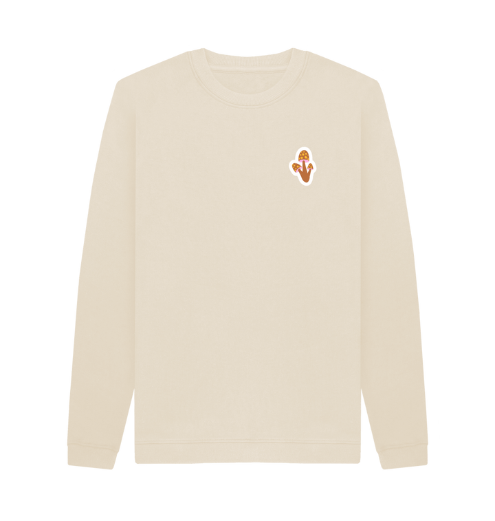Oat Printed Sweater Front