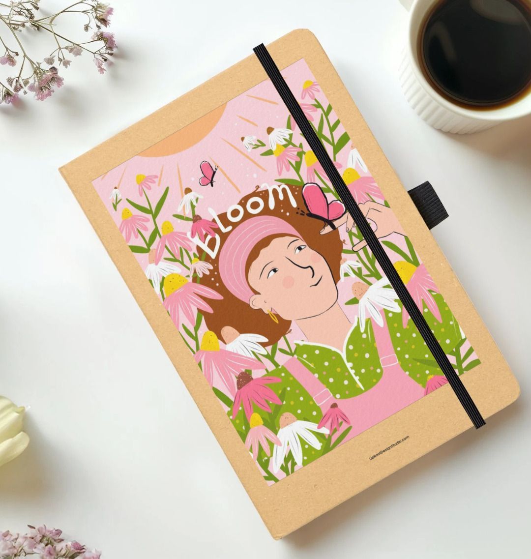 Bloom Wildflowers Eco-Friendly Recycled Journal (Kraft)