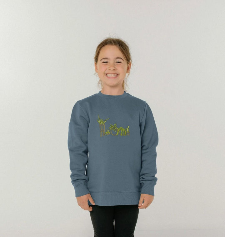 Whimsical Houseplants Pullover Assorted Colors (Kids)