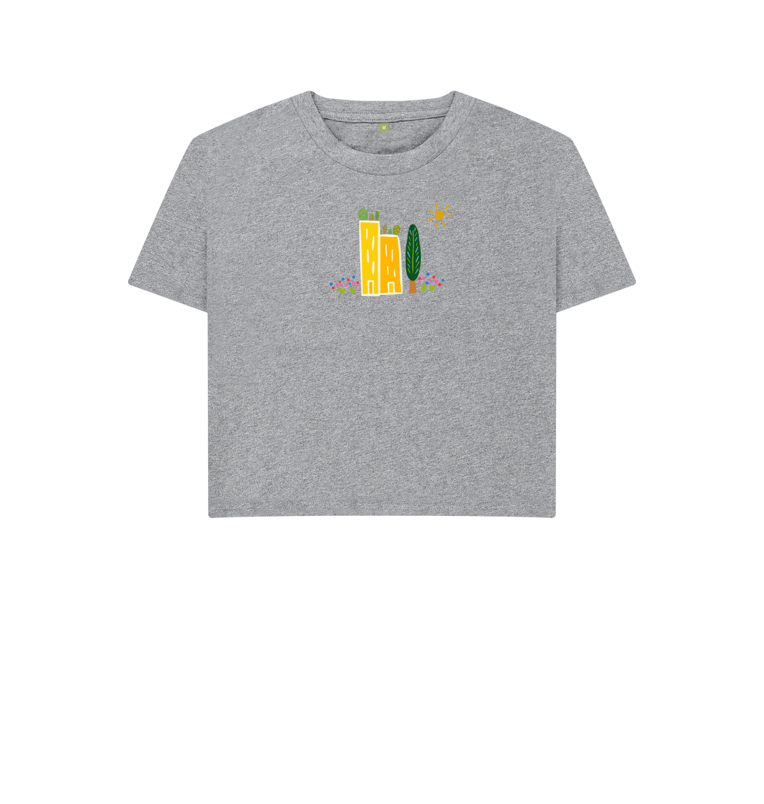 Athletic Grey Printed T-shirt Front