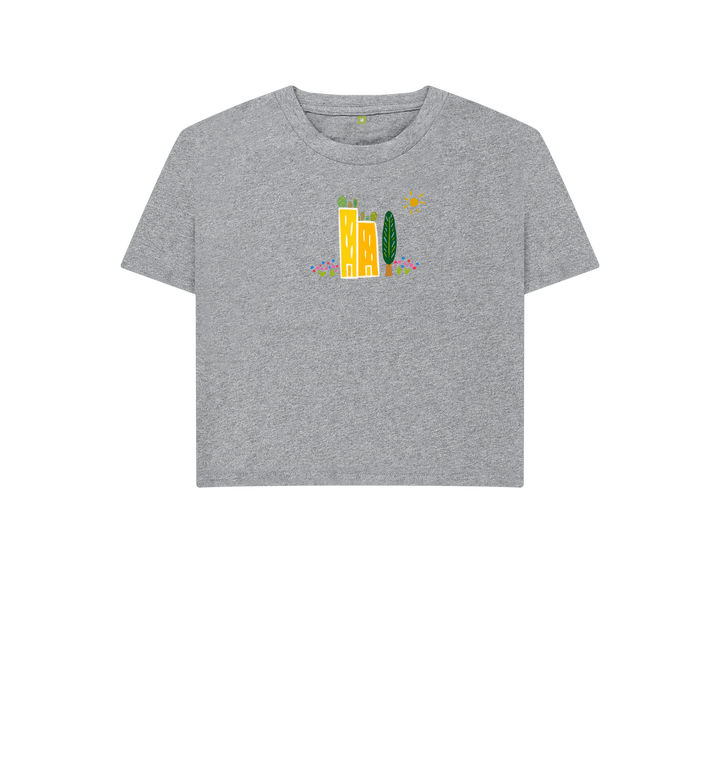 Athletic Grey Printed T-shirt Front