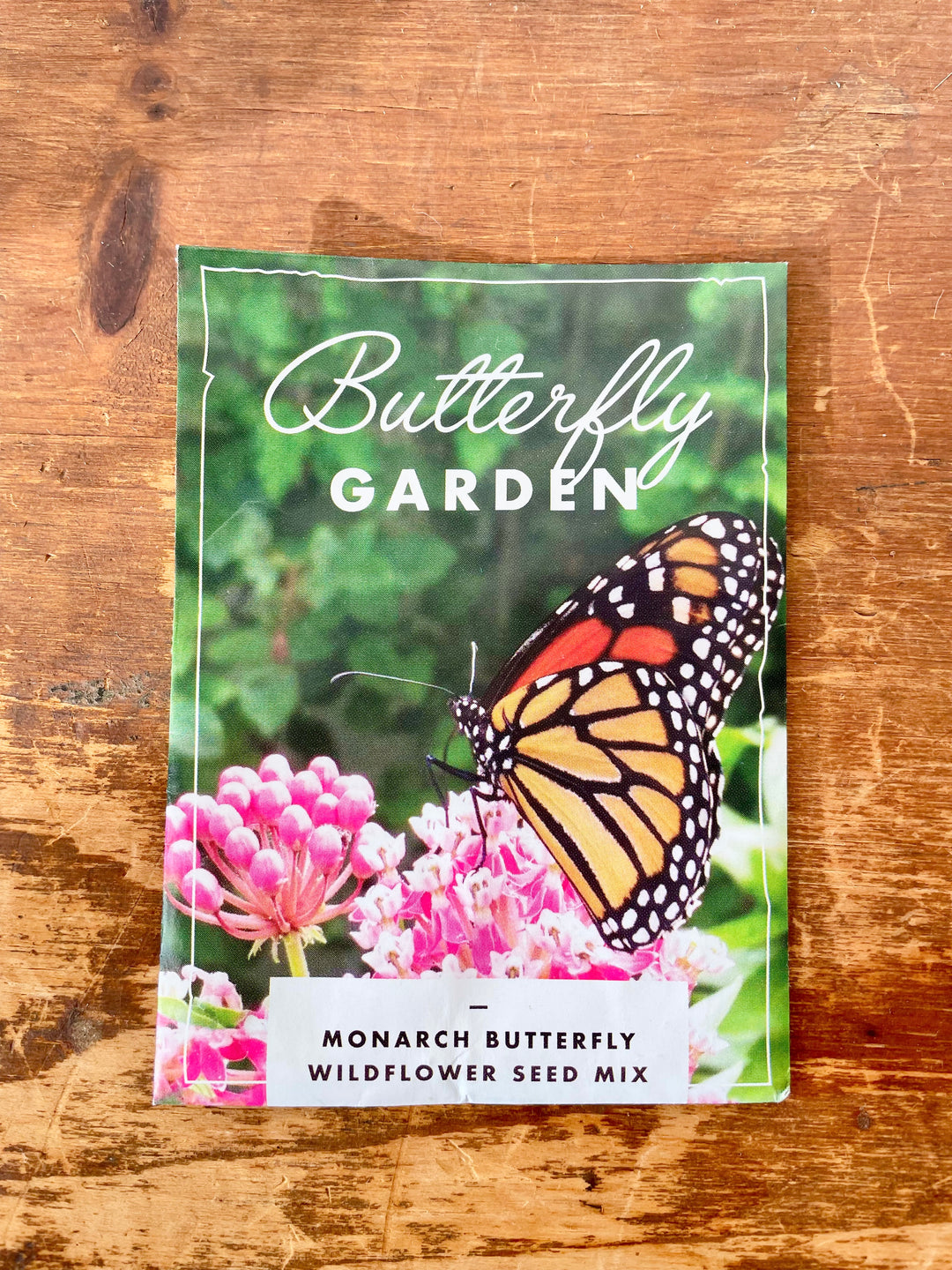 butterfly garden seed packets Non-GMO Wildflower Pollinator Garden Seed Packet