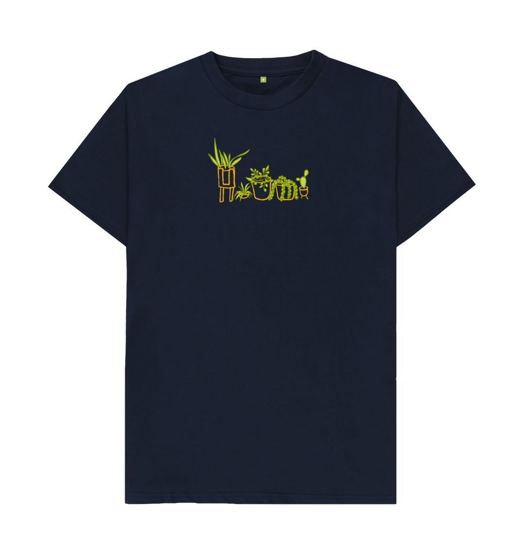 Navy Blue Plant Love T-Shirt (Adult - Assorted Colors)