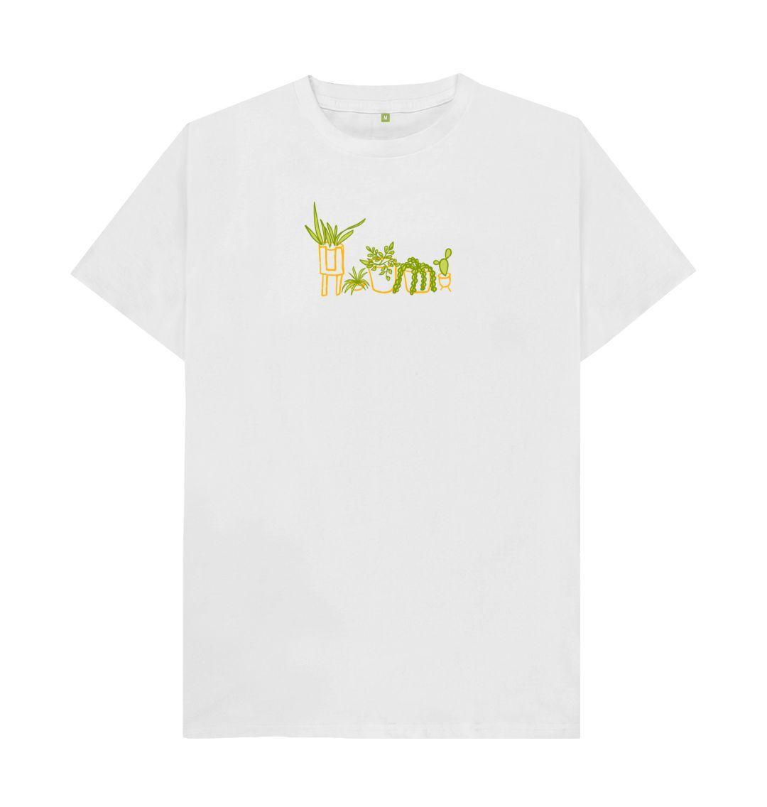 White Plant Love T-Shirt (Adult - Assorted Colors)